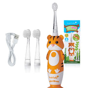 Звуковая электрическая зубная щетка Brush-Baby Sonic WildOnes Тигр 0-10 лет