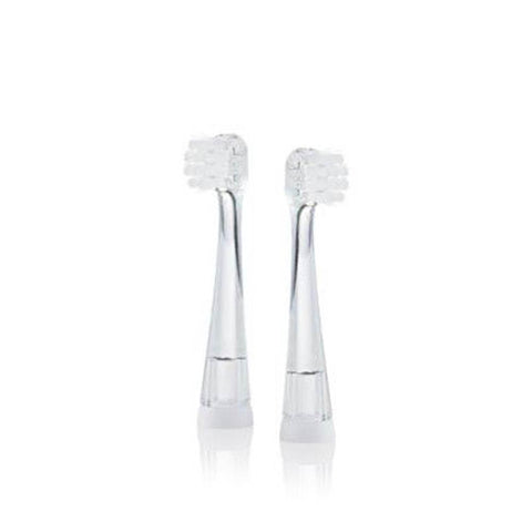 small clear head babysonic electric toothbrush replacement heads 0-18 months brush baby 
