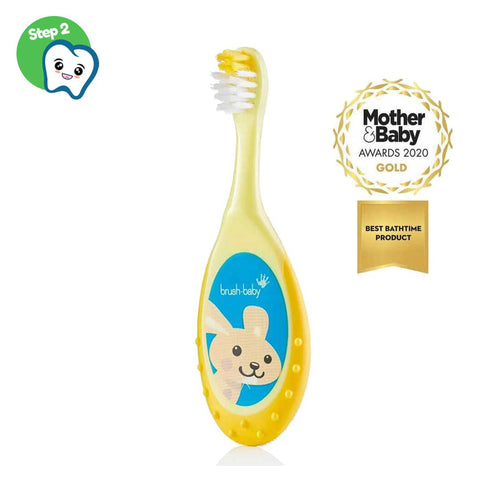 Brush-Baby FlossBrush зубная щетка, 0-3 года